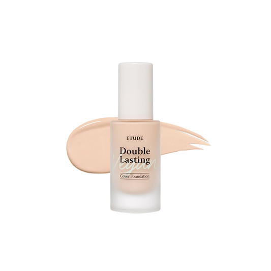 [Etudehouse] Double Lasting Vegan Cover Foundation 30g -No.19N1 Vanilla