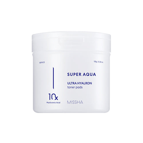 [MISSHA] Super Aqua Ultra Hyalron Toner Pads 180g/ 90pcs