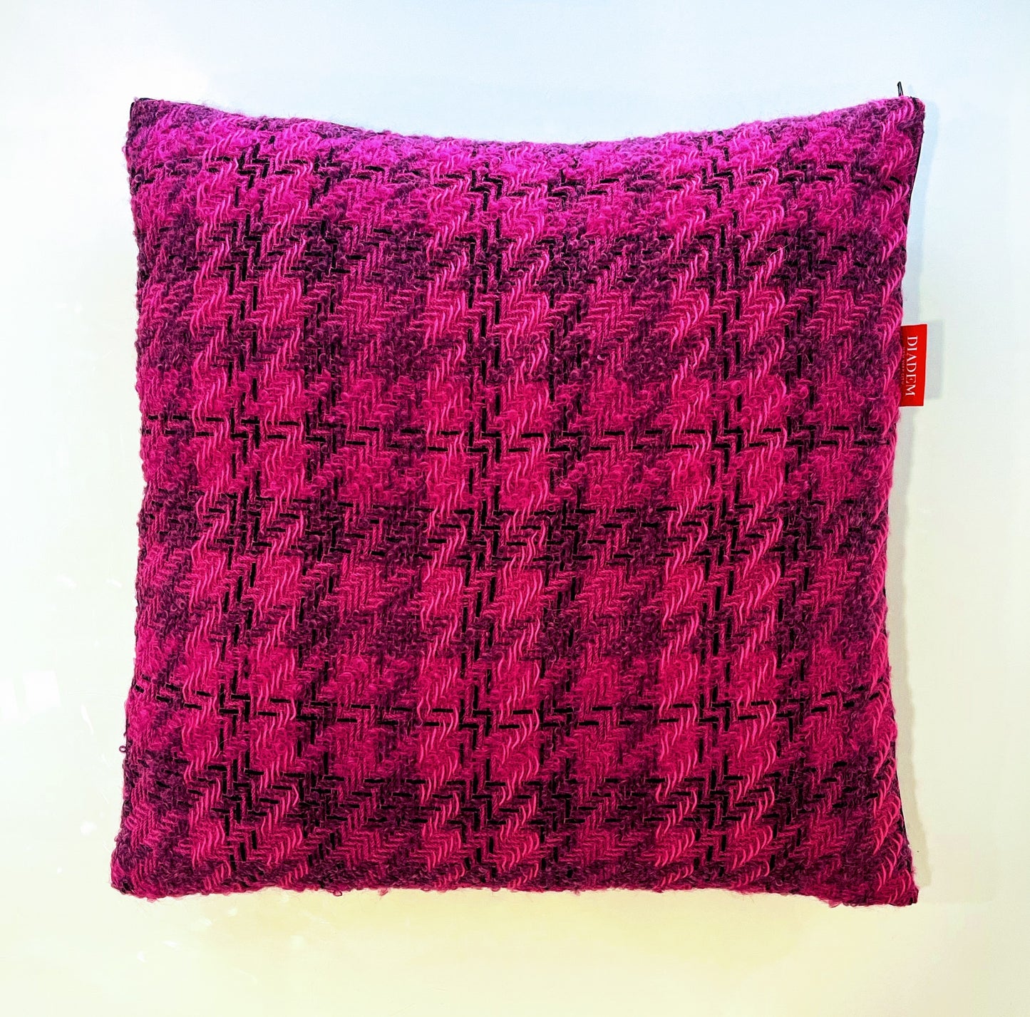 DiademNYC 18X18 Lambswool Throw Pillow Cover (Made in New York)