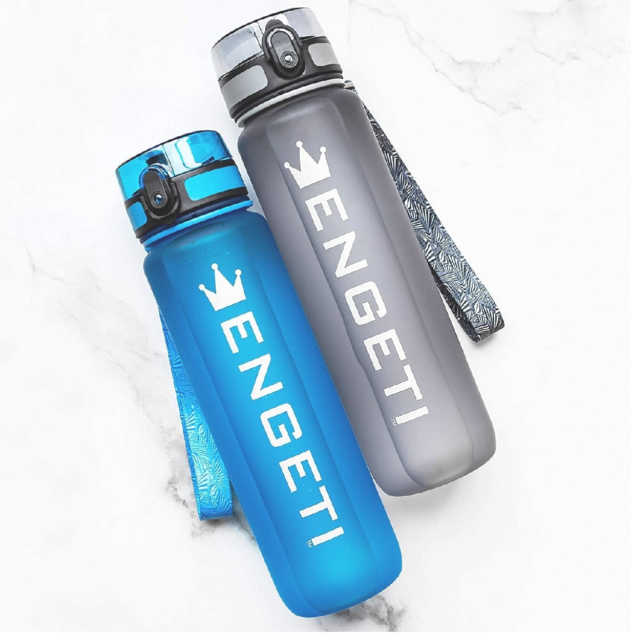 Engeti Flip-top Sports Water Bottle 32 Ounce (BPAfree)