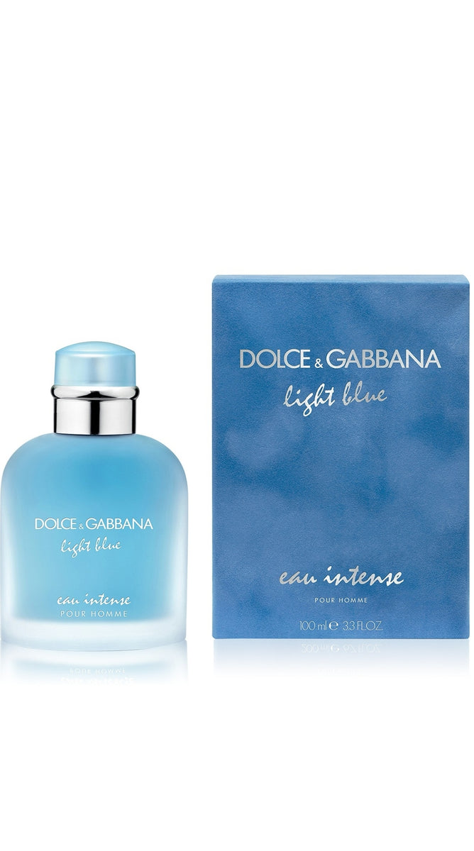 Mens Dolce & Gabbana Light Blue Eau Intense Pour Homme Eau de Parfum F ...