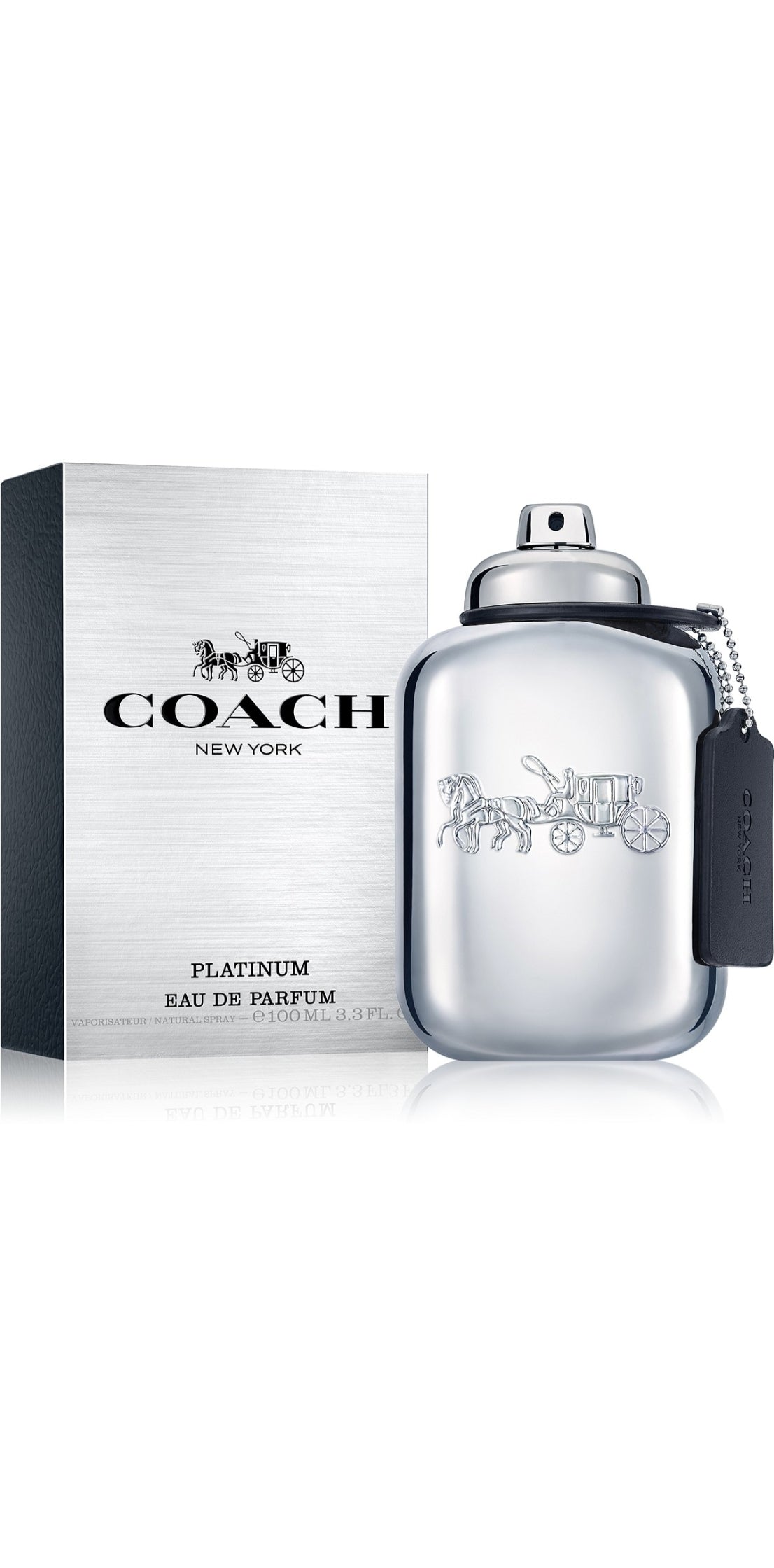 Mens Coach Platinum  Eau de Parfum Fragrance Collection
