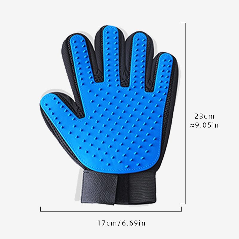 Cat Grooming Glove For Cats Wool Glove Pet Hair Deshedding Brush Comb Glove For Pet Dog Cleaning Massage Glove For Animal Sale
