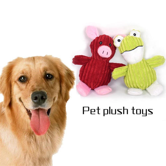 1pc Plush Dog Toys Squeaky Puppy Chew Toy Interactive Cat Toys Pet Dog Sound Toys For Small Medium Dogs