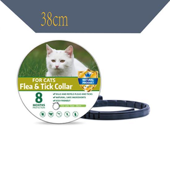 Boxed Anti Flea And Tick Dog Collar Dog Antiparasitic Collar Cat Mosquitoes Insect Repellent Retractable Deworming Pet Accessories