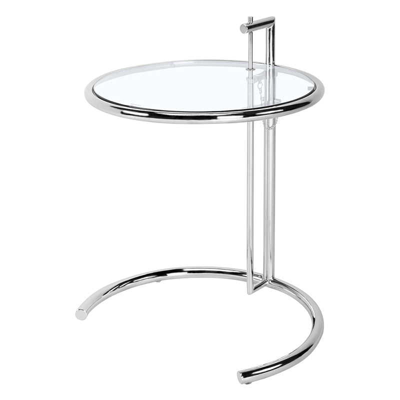 Temepered glass stainless steel small coffee table
