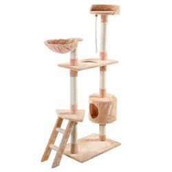 60" Tower Kitten Hammock Condo Cat Tree