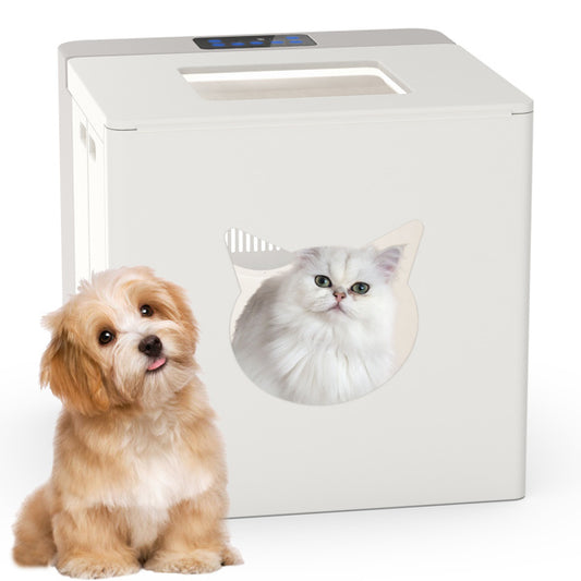 Cat Dryer Box, Automatic Pet Drying Box Portable Folding for Cats and Small Dogs, Dryer Box Dogs Cats Rabbits, Hair Grooming House Hands-Free Quick Blow Without Noise
