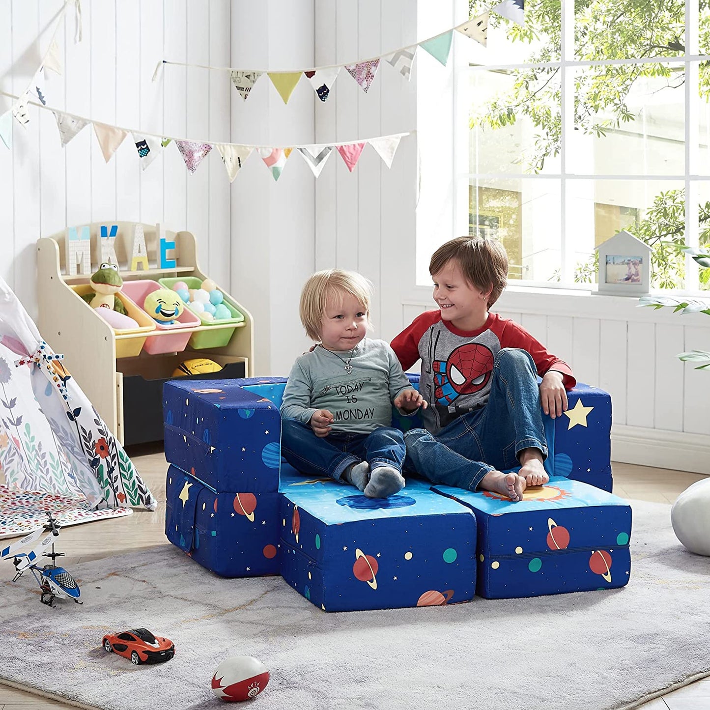 Kids Couch Modular Loveseat Children Furniture for Playroom