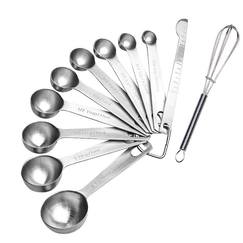 Measuring Spoons: U-Taste 18/8 Stainless Steel Measuring Spoons Set of 6  Piece: 1/8 tsp, 1/4 tsp, 1/2 tsp, 1 tsp, 1/2 tbsp & 1 t