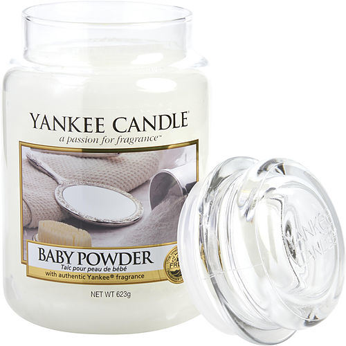 YANKEE CANDLE by Yankee Candle BABY POWDER SCENTED LARGE JAR 22 OZ