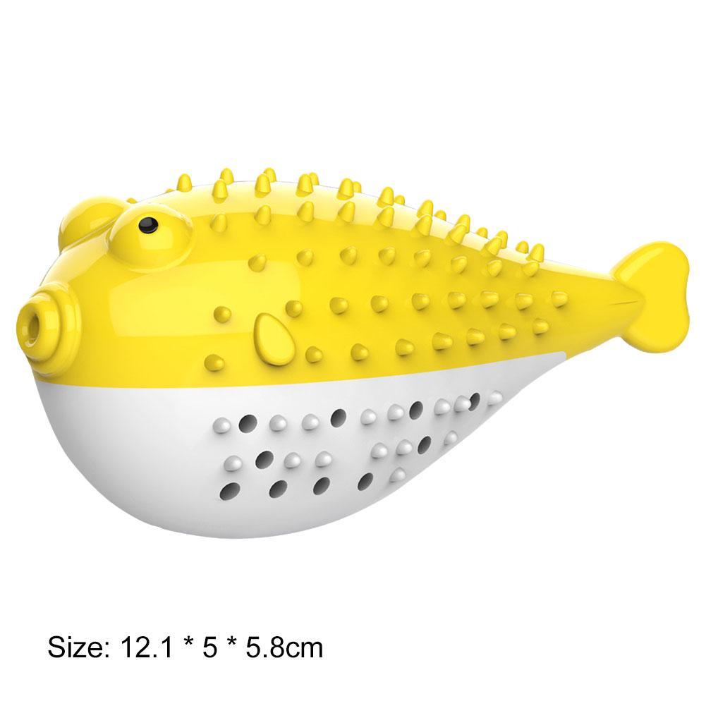 Fish Shape Built-in Small Bell Cat Pet Toothbrush Refillable Catnip Simulation Fish Teeth Cleaning 2 in 1 Chew Toys