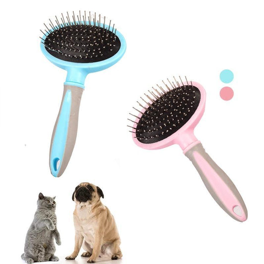 1 Pcs Pet Brush Dematting Grooming Comb Removing Knots Professional Safe Ergonomic Handle Cat Dog Comb