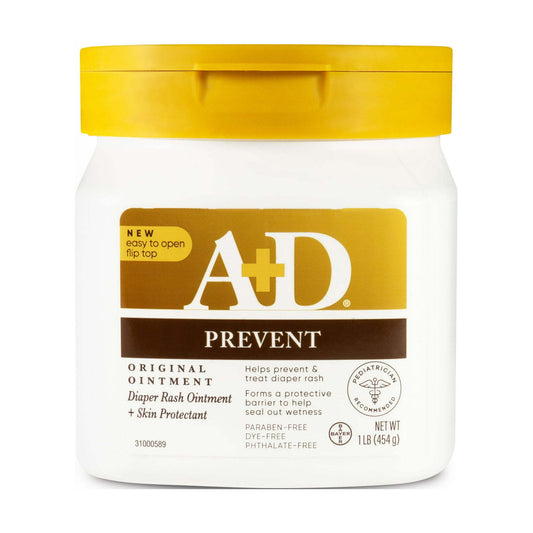 A+D Original Diaper Rash Ointment, Skin Protectant, 16 oz