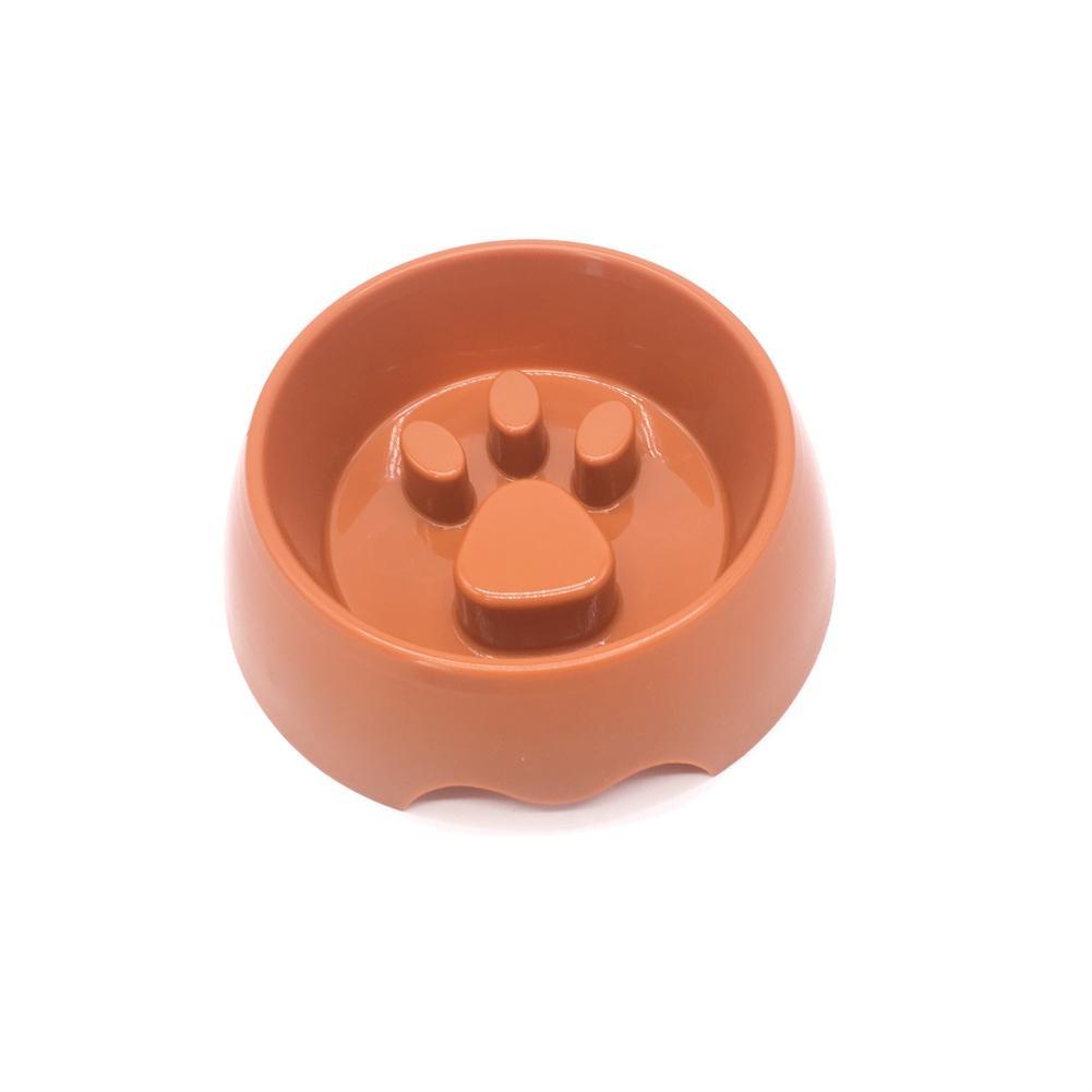 Pet Supplies Dogs Cats Cute Anti-choke Bowl Slow Food Bowl Thickened Plastic Bowl Pet Single Bowl Obesity Prevention Puzzle Bowl