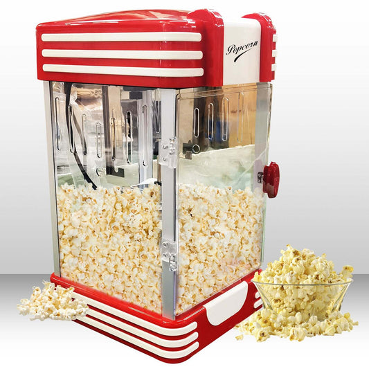 5 Core Popcorn Machine Popcorn Maker Machine used in Home Movie Theater Style Popcorn Popper 4 Oz Antique 300 Watts Big Grande Size - POP 850