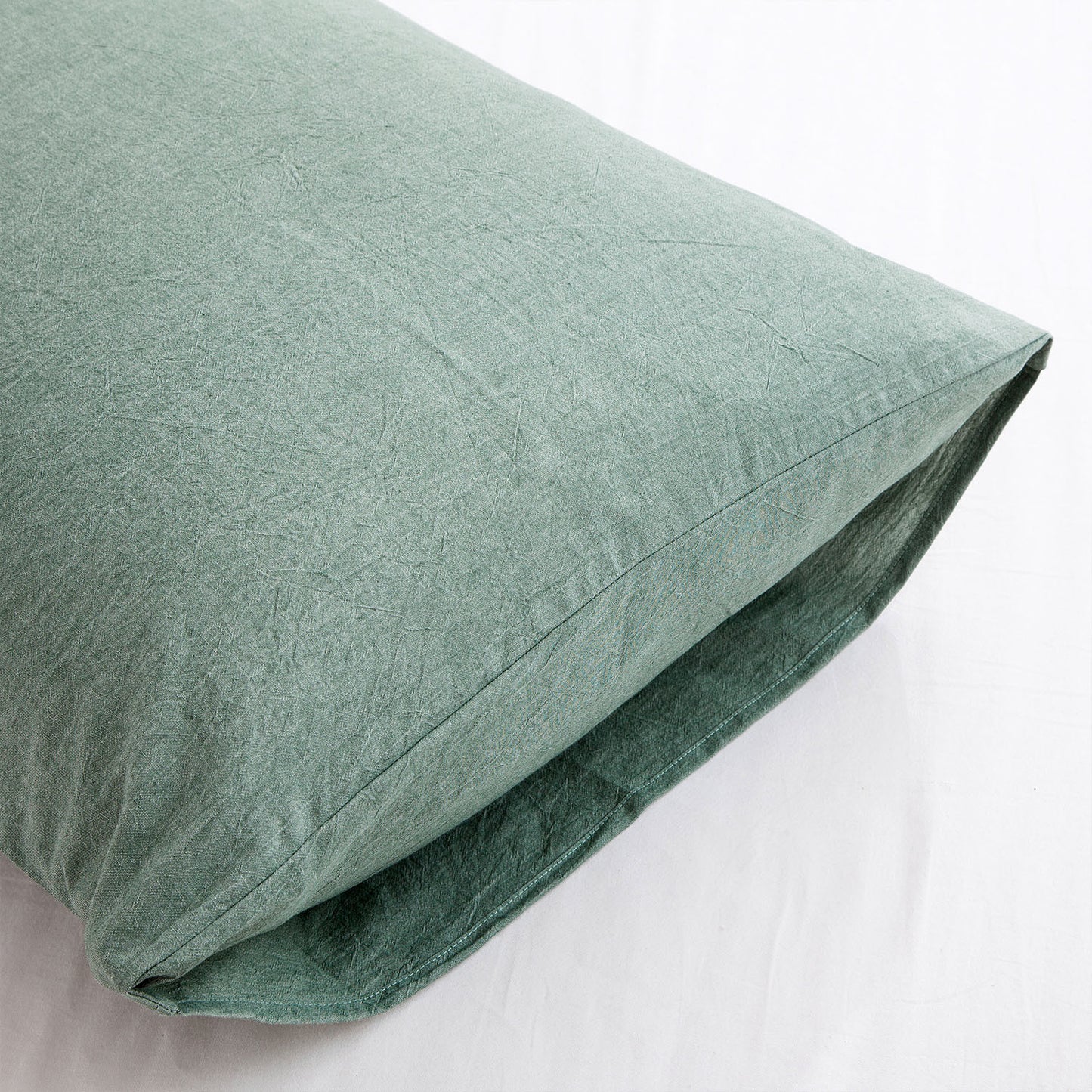 100% Washed Cotton Duvet Cover Set, Durable Fade-Resistant Natural Bedding Set (No Comforter)