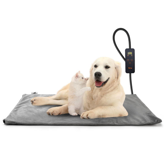 6 Adjustable Temperature Dog Cat Heating Pad with Timer