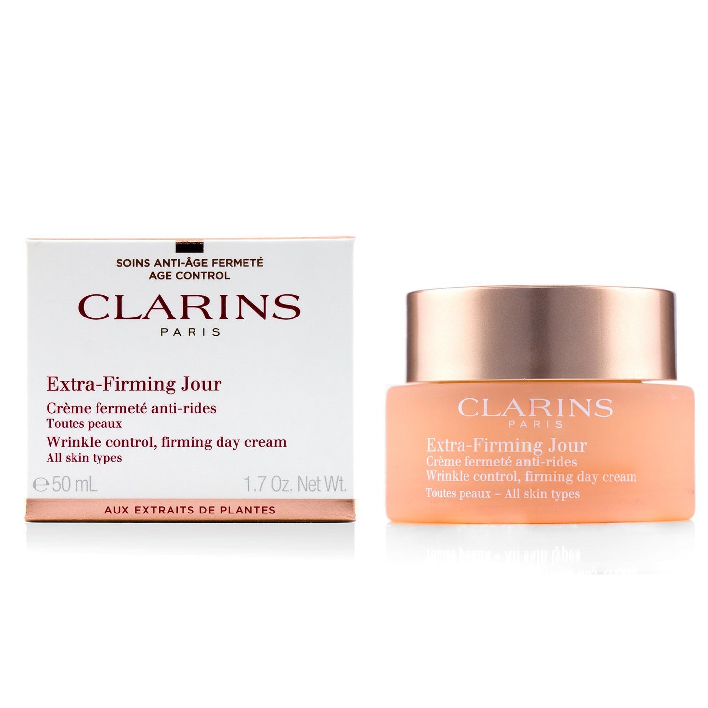 Clarins - Extra-Firming Jour Wrinkle Control, Firming Day Cream - All Skin Types - 50ml/1.7oz StrawberryNet