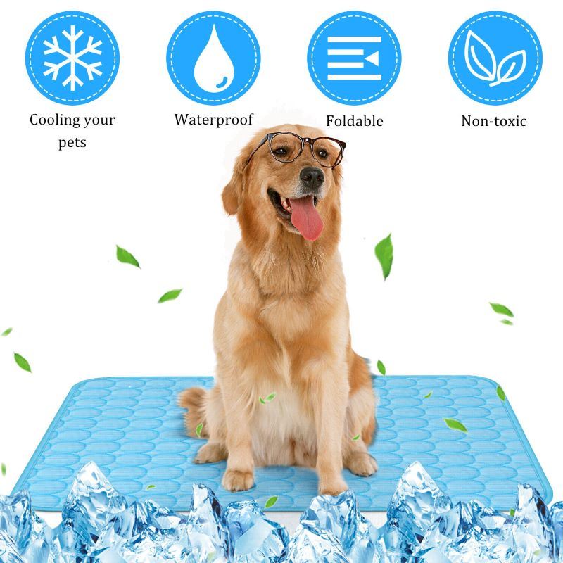 Cool Pad Cushion Dog Cat Puppy Blanket For Summer Sleeping Bed  Pet Cooling Mat