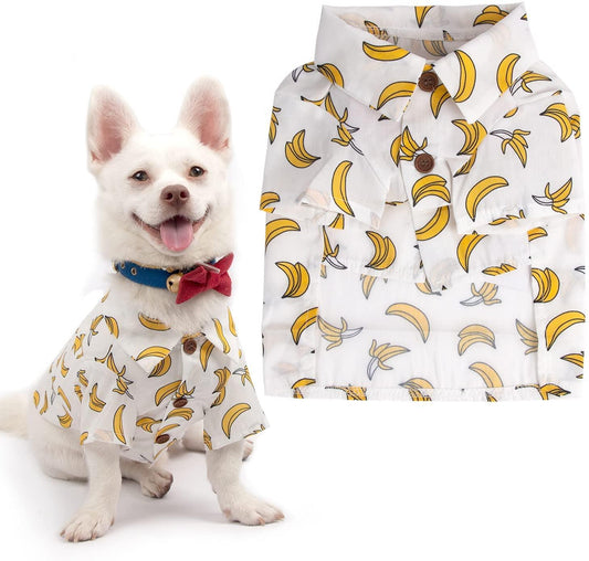 DOG SHIRT (L) - Cute Dog Clothes for Small Medium Large Dogs Cats Birthday Party and Holiday Photos