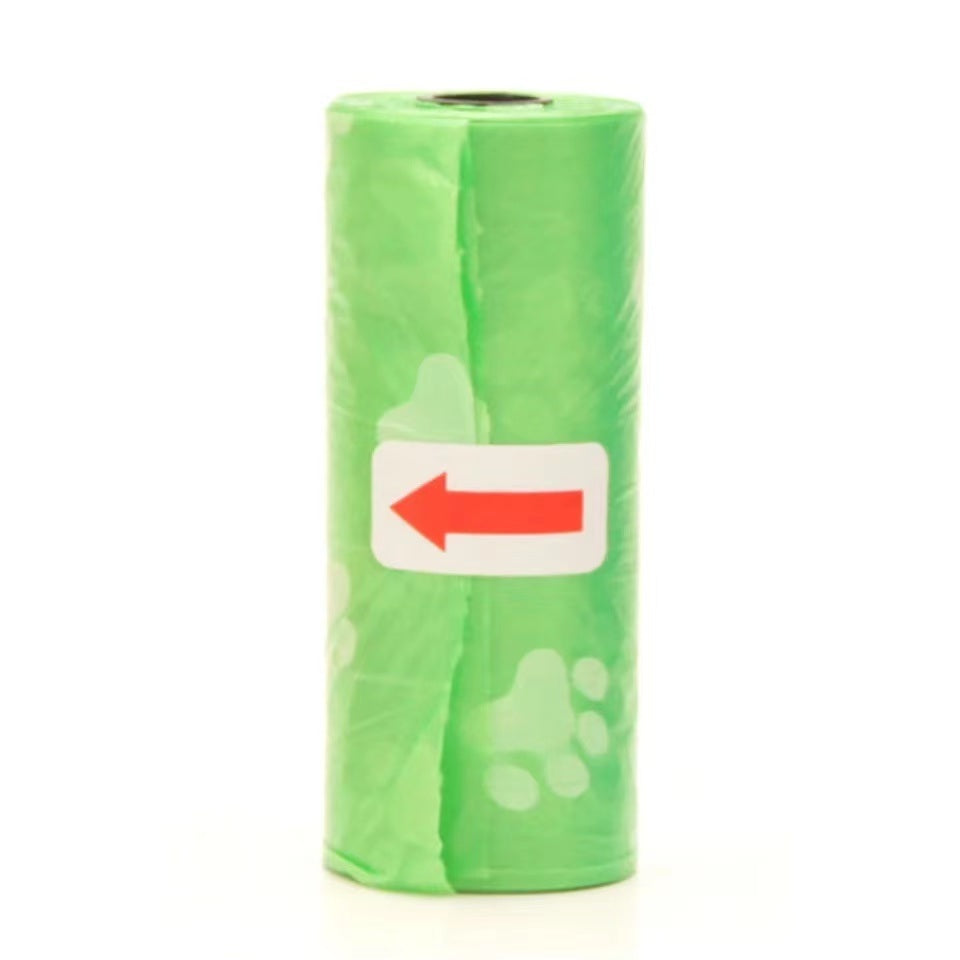 15Pcs/Roll Dog Cat Poop Bag Degradable Pet Garbage Bag Suitable for All Pets Outdoor Home Cleaning Bag For Pet Home Clean