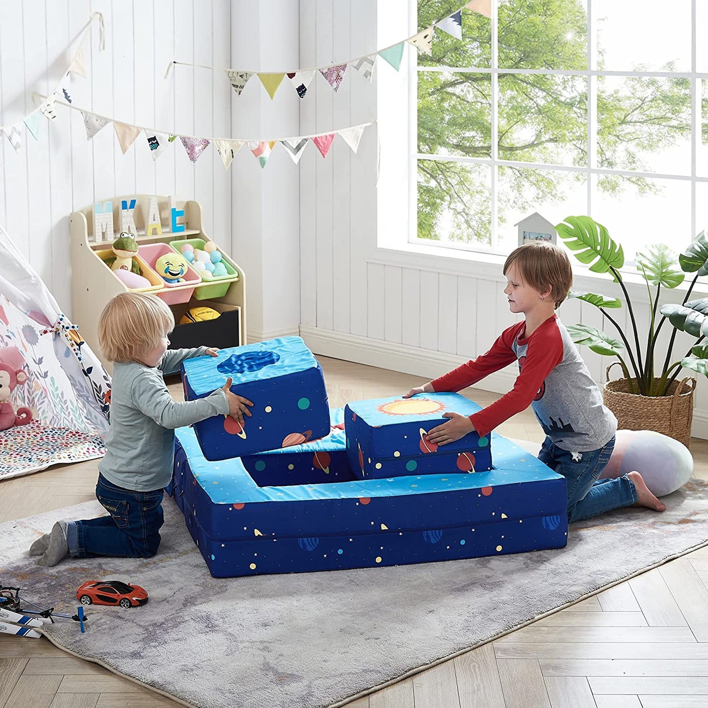 Kids Couch Modular Loveseat Children Furniture for Playroom