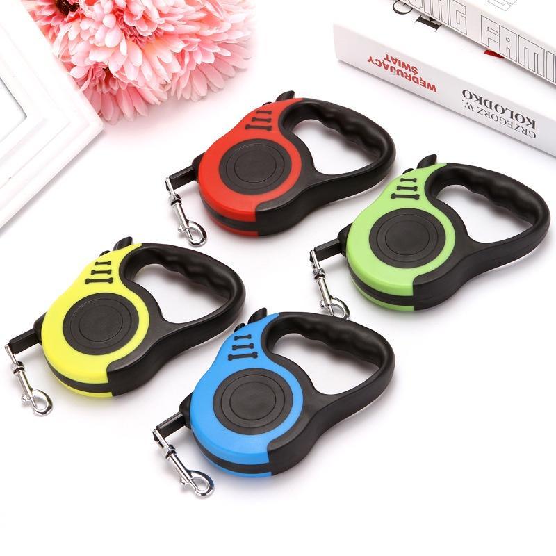 3/5M Dog Leash Durable Leash Automatic Retractable Walking Running Leads Dog Cat Leashes Extending Dogs Pet Products