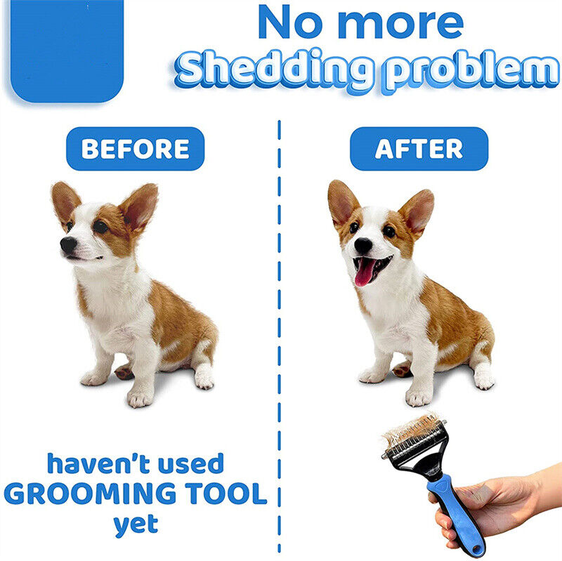 Professional Pet Tool Grooming Brush For Pet Dog Cat Deshedding Tool