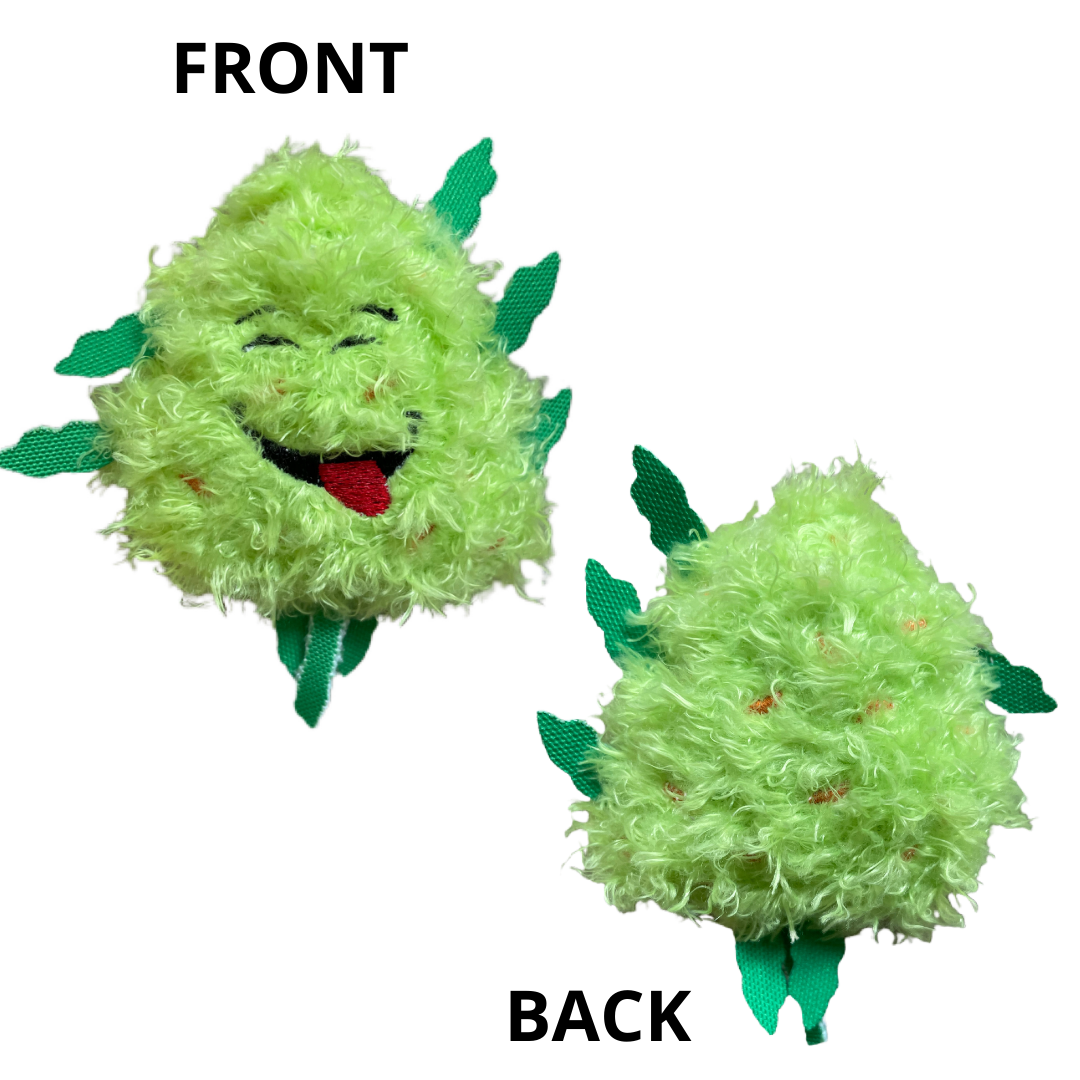 Bud Jr. the Weed Nug 420 Dog Toy