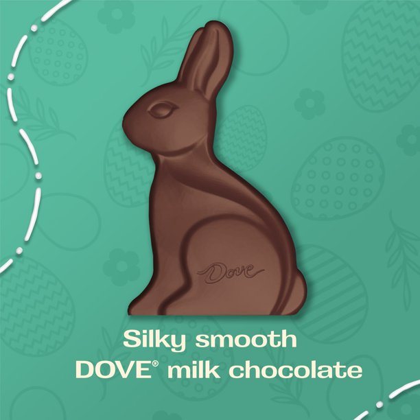 Dove Easter Bunny Milk Chocolate Candy Gift 4.5 oz