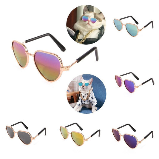Cute Glasses For Cat Dog Pet Glasses Eye-wear Pet Sunglasses Pets Photos Props Fashionable Pet Accessories Pet Supplies
