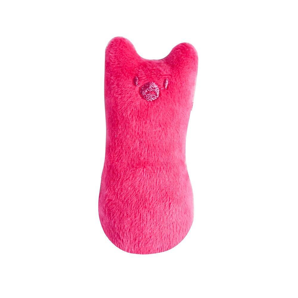 Teeth Grinding Catnip Toys Funny Interactive Plush Cat Toy Pet Kitten Chewing Vocal Toy Claws Thumb Bite Cat Mint for Cats Hot