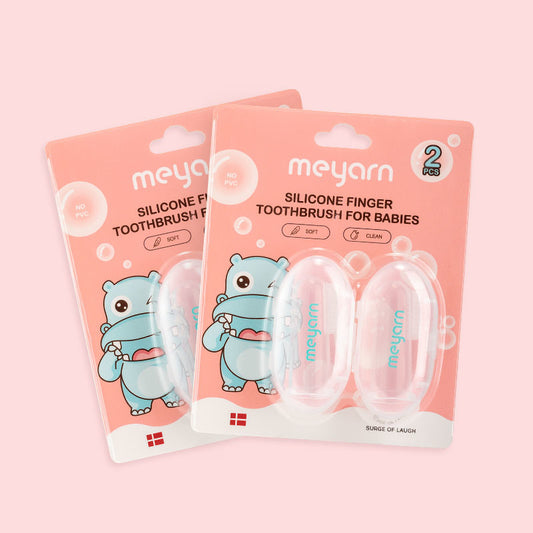 4 Counts Baby Silicone Finger Toothbrush
