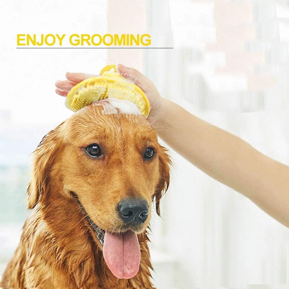 1 Pcs Pets Silicone Washing Glove Dog Cat Bath Brush Comb Rubber Glove Hair Grooming Massaging Kitchen Cleaning Gloves