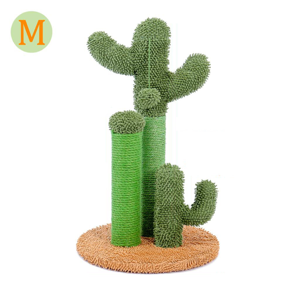Pet Supplies Cute Cactus Tree Pet Cat Toy  With Ball Scratching Post