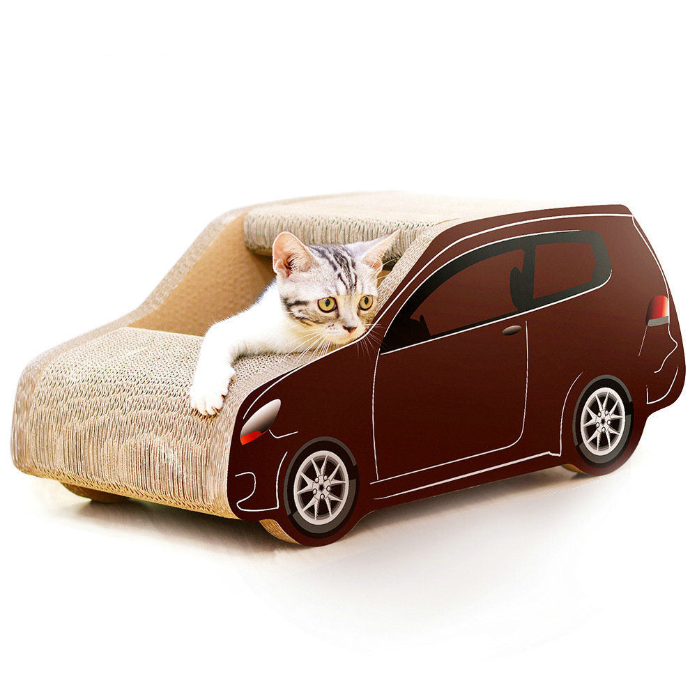 Car Design Cat Scratching Board Cat Corrugated Board House Cat Scratching Pad