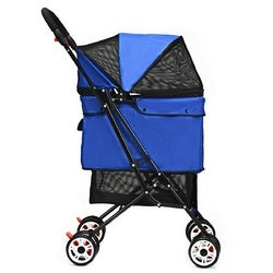 Folding Cat Dog Pets Stroller